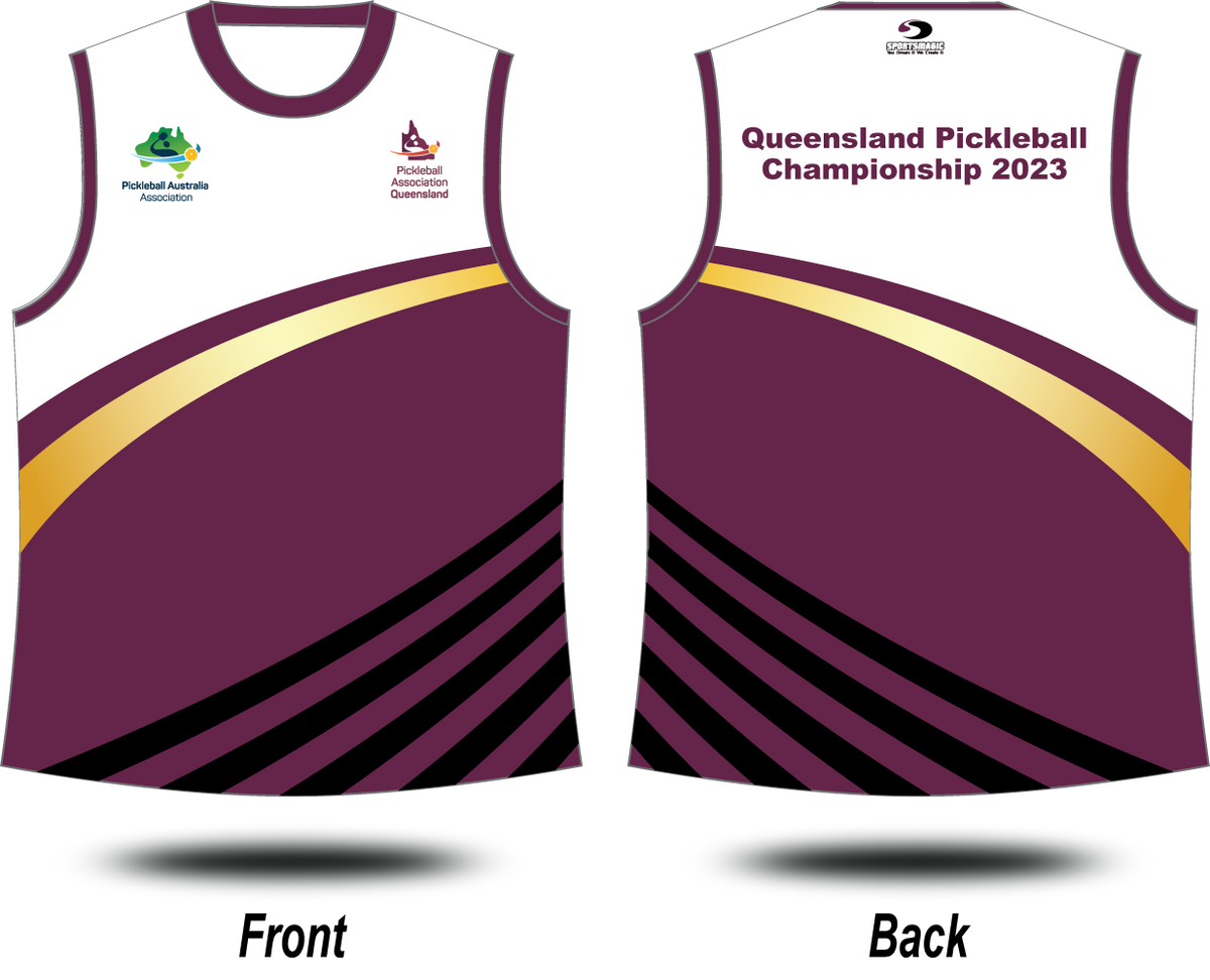 QUEENSLAND PICKLEBALL 2023 Championship Singlet A