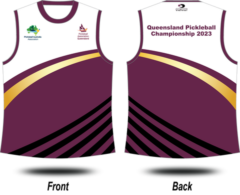 QUEENSLAND PICKLEBALL - 2023 Championship Singlet A
