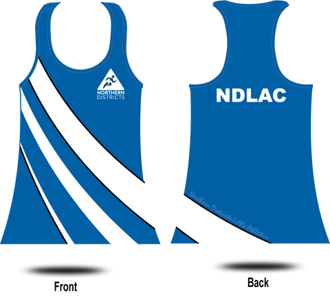 NORTHERN DISTRICTS LAC - Female Racer Singlet
