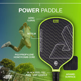 JOOLA Hyperion Double Vision 16mm Pickleball Paddle - Surge Green