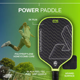JOOLA Perseus Double Vision 16mm Pickleball Paddle - Surge Green