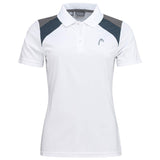 CLUB 22 TECH POLO SHIRT WOMENS - WHITE