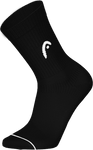 MEN'S 3PPK HALF CUSHION CREW SOCKS - Black