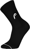 MEN'S 3PPK HALF CUSHION CREW SOCKS - Black