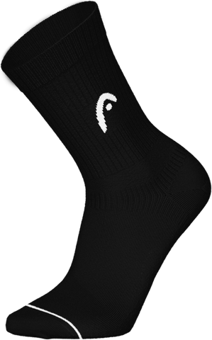 MEN'S 3PPK HALF CUSHION CREW SOCKS - Black