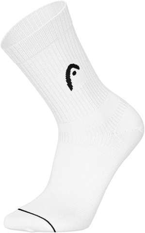 MEN'S 3PPK HALF CUSHION CREW SOCKS - White