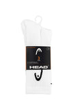 MEN'S 3PPK HALF CUSHION CREW SOCKS - White