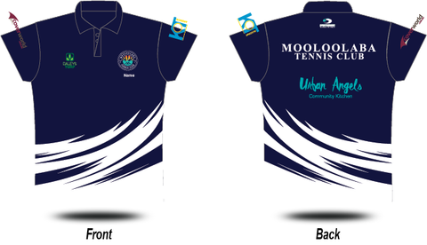 Mooloolaba Tennis Club - Cap Sleeve Player's Polo (Navy)