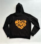 NOT IN THE MOOD - Custom Black Puff Hoodie