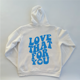 Custom White Hoodie