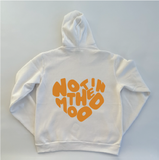 NOT IN THE MOOD - Custom White Puff Hoodie