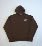 DO NOT DISTURB - Custom Brown Puff Hoodie