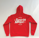 SPORTSMAGIC - Custom Red Puff Hoodie