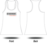 Engage Pickleball - Female Racer Singlet (White)