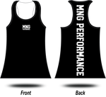 MNG Performance - Male Racer Singlet (Black)