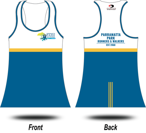 PARRAMATTA PARK RUNNERS & WALKERS - Male Racer Singlet