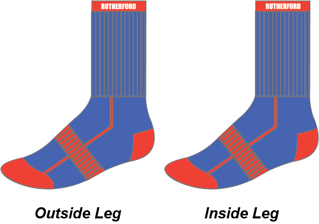 Greg Rutherford Socks RUTHERFORD LAC - Crew Socks