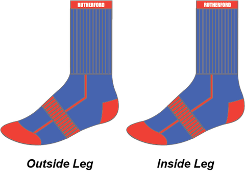 RUTHERFORD LAC - Crew Socks