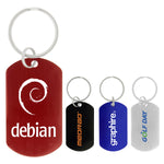 Dog Tag Keychain