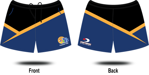 PICKLEBALL NSW - Pocket Shorts (Black)