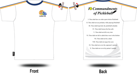 PICKLEBALL NSW - Commandments Tee