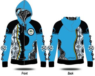 BOMADERRY PS - Sublimated Hoodie (with zipper)