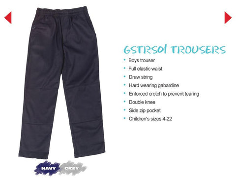 SCHOOLWEAR - GSTRS001 Trousers