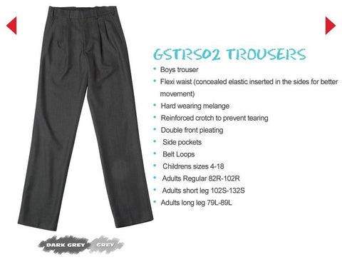SCHOOLWEAR - GSTRS002 Trousers