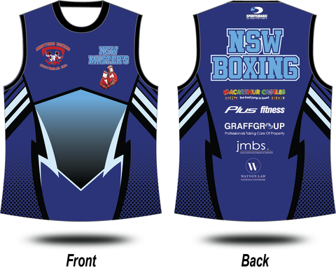 NSW MASTERS BOXING - Singlet