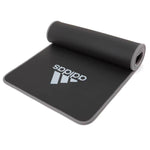 adidas TRAINING MAT in grey - Rollable for easy transport and storage