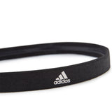 adidas sport hair band comes in a pack of three, including a black hair band with a white adidas logo.